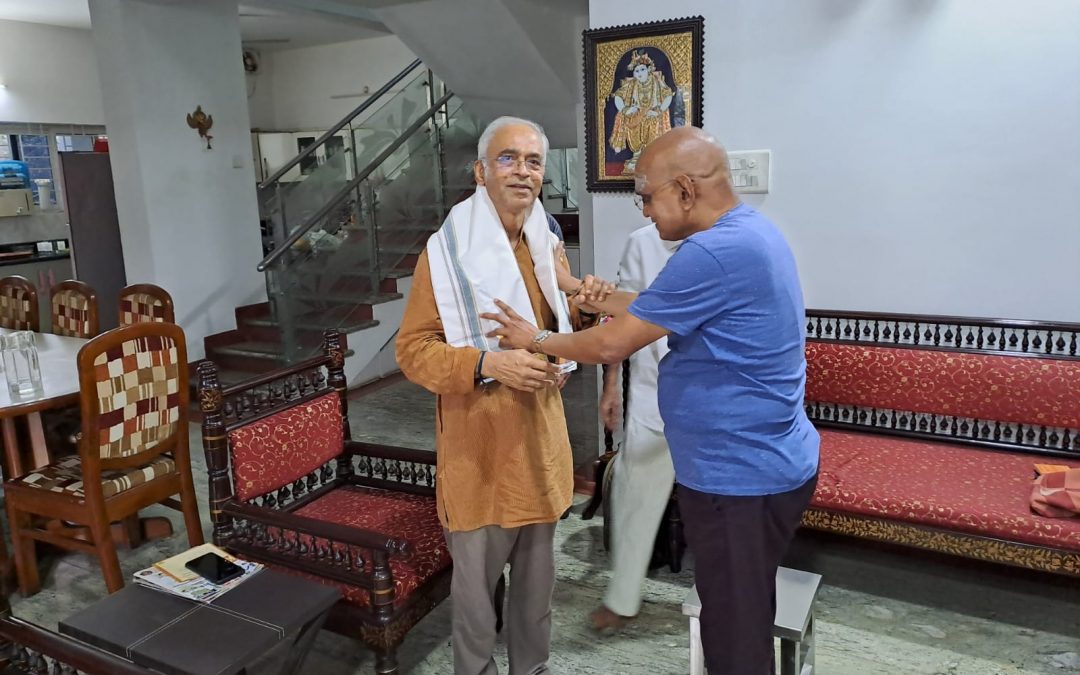 11th May 2024 broadcast details : Second part of interview with Dr K Aravinda Rao garu, Vedic Scholar, writer, Retd DGP, Andhra Pradesh by Sri Neti Ramakrishna garu assisted by Bharat Sridhar & Dr Usha Sridhar